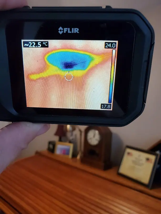 Thermal imaging inspection for water damage in Apple Valley